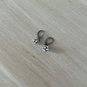 EXPRESS Lever back faux diamond earrings